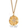 Clear Cubic Zirconia Star Pendant Necklace JN1017A-2