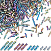 2000Pcs 4 Style Glass Twisted Bugle Beads SEED-CN0001-45-1