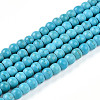 Synthetic Turquoise Beads Strands TURQ-S192-4mm-2-2
