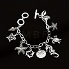 Ocaen Alloy Charm Bracelets FS-WGFD137-01-4