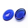 K9 Glass Cabochons Oval Flat Back Cabochons GGLA-L002A-05-1