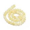 Natural Yellow Selenite Beads Strands G-N328-025B-03-3