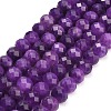 Faceted Dyed Natural White Jade Beads Strands GG-CBAE966-01B-T-2