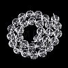 Transparent Glass Beads Strands GLAA-N001-53-2