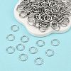 Tarnish Resistant 304 Stainless Steel Open Jump Rings X-STAS-E067-07-8mm-5