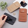 SUPERFINDINGS 3Pcs 3 Colors Imitation Leather Car Sun Visor Organizers AJEW-FH0002-74-3