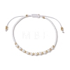 Glass Braided Bead Bracelets BJEW-JB11419-01-2