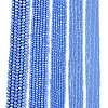 Electroplate Glass Beads Strands EGLA-A044-P8mm-B17-2