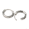 316 Surgical Stainless Steel Hoop Earrings EJEW-D096-12AS-04-2