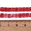 Crackle Transparent Glass Beads Strands GLAA-N062-4mm-13-2