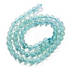 Natural Blue Fluorite Beads Strands G-E112-6mm-2-4