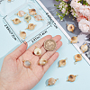 20Pcs Natural Trumpet Shell Bead Connector Charms FIND-BBC0003-12-3