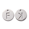 201 Stainless Steel Charms STAS-Q201-T051P-3