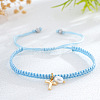 Brass & Imitation Pearl Charm Bracelets LS-PJ9657-10-1
