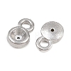304 Stainless Steel Charm Rhinestone Settings SA-CBAC865-01A-P-2