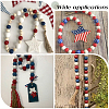 600Pcs 3 Colors Dyed Wood Beads WOOD-SC0002-43-7