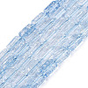 Crackle Transparent Glass Beads Strands GLAA-N068-05A-03-1