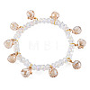 Faceted Glass Beads Stretch Bracelets BJEW-Q997-004-RS-2