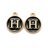 Golden Plated Alloy Charms ENAM-S118-02H-1