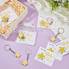 35Pcs Resin Star Keychains KEYC-DC00067-4