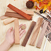Olycraft 9Pcs 9 Colors Unfinished Wood DIY Material for Hairpin Craft WOOD-OC0002-85-3