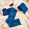 95% Cotton & 5% Elastic Fiber Ribbing Fabric for Cuffs FIND-WH0136-02A-5