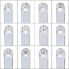 1 Set 40cr Steel Stamps AJEW-BC0001-71-4