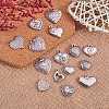 15Pcs 15 Style Stainless Steel Pendants STAS-SZ0001-60-4