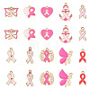 50Pcs 10 Styles Alloy Enamel Pendants ENAM-TA0003-90-2