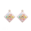 Alloy Enamel Pendants PW-WGD0087-04-2