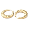 Rack Plating 304 Stainless Steel Hoop Earrings for Women EJEW-Z026-21G-2