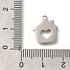 201 Stainless Steel Pendants STAS-R136-14P-3