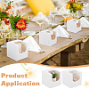 Cube Paper Cupcake Storage Boxes with Visible Window LS-BAKE-WH0002-002B-5