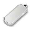 Anti-Tarnish 304 Stainless Steel Pendants STAS-D194-03P-2