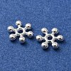 Snowflake Alloy Spacer Beads LS-TIBEB-0581-S-RS-2
