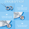 Unicraftale DIY Memory Locket Pendant Necklace Making Kit DIY-UN0003-51-5