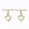 Brass Toggle Clasps KK-T057-079-NF-1
