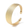 Brass Open Cuff Bangles BJEW-A144-01C-2