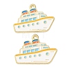 Ocean Alloy Enamel Pendants ENAM-B041-01P-1