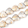Spray Painted Synthetic Turquoise Beads Strands G-N352-28A-01-1