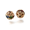 Brass Rhinestone Beads RB-K001-01G-05-1