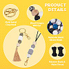 DIY Beaded Keychain Bracelet Making Kit DIY-TA0004-23-41