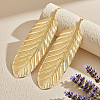Feather Alloy Dangle Earrings FS-WGBD4E1-01-1