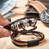 4-Ply Round Imitation Leather Braided Cord LC-WH0003-10D-6