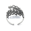 304 Stainless Steel Cuff Rings RJEW-M019-17P-3