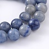 Natural Blue Aventurine Beads Strands G-I199-24-6mm-3