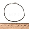 304 Stainless Steel Curb Chian Bracelets for Women Men BJEW-K240-12A-AS-5
