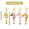 Silicone Pendant Decorations HJEW-YW00451-03-3