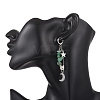 3 Pairs Brass Leverback Earrings EJEW-TA00792-5