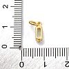 Brass Pave Cubic Zirconia Charms KK-F894-13G-04-3